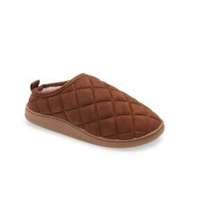 Steve Madden Kids BCramer Quilted Slipper in Cognac - M